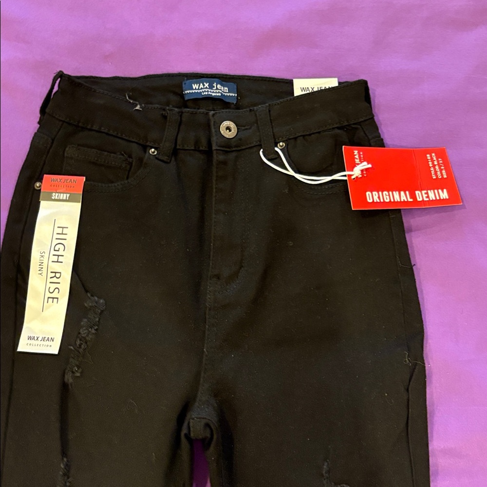 Wax Jean Original Black Denim Jeans